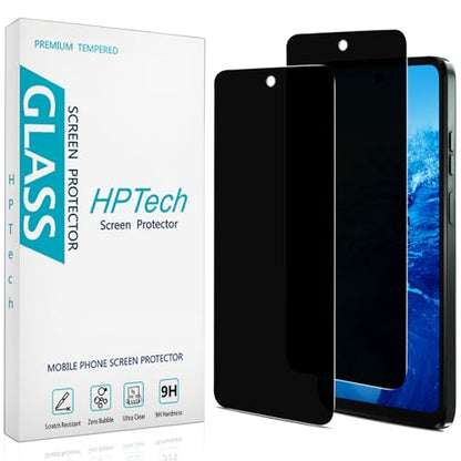 2 Pack Privacy Screen Protector for Motorola Moto G 5G 2024 - color: Black-Moto G 5G 2024