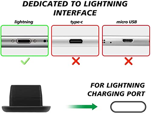 20x iPhone Dust Plug Cover, Anti Dust Port Plugs for iPhone 14, 14 Pro Max, iPhone 13, 13 Pro Max, 12, 11, 11 Pro, X, XS, XR, 8, 7, iPhone Charging Port Plug | Lightning Dust Plug - size: 20PACK