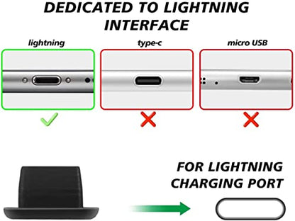 20x iPhone Dust Plug Cover, Anti Dust Port Plugs for iPhone 14, 14 Pro Max, iPhone 13, 13 Pro Max, 12, 11, 11 Pro, X, XS, XR, 8, 7, iPhone Charging Port Plug | Lightning Dust Plug - size: 20PACK