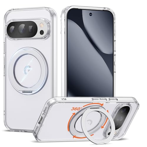 Compatible with Google Pixel 10/10 Pro Case with Stand 6.3",Clear - color: Clear, size: Google Pixel 10/Pixel 10 Pro