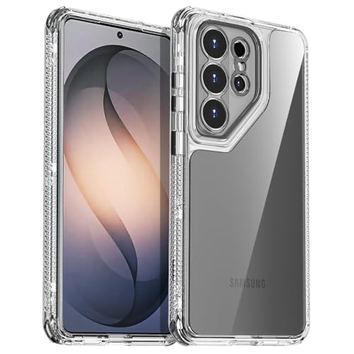 AICase for Samsung Galaxy S26 Ultra Case Clear,Heavy Duty Durable 3-Layer Crystal Transparent [Not Yellowing][Military Grade Drop Protection] Shockproof/DropProof Protective for S26 Ultra 6.9" 2025_4 - color: Black, size: Samsung Galaxy S26 Ultra