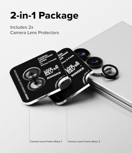 Ringke for Samsung Galaxy Z Fold 8 Camera Lens Protector [2 Pack] - size: Galaxy Z Fold 8