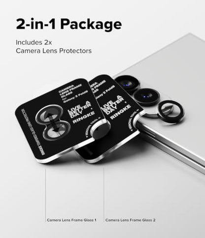 Ringke for Samsung Galaxy Z Fold 8 Camera Lens Protector [2 Pack] - size: Galaxy Z Fold 8