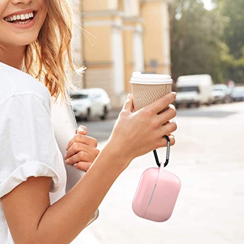 Lerobo for AirPods Pro 2nd/1st Case with Keychain, Pink - color: Pink