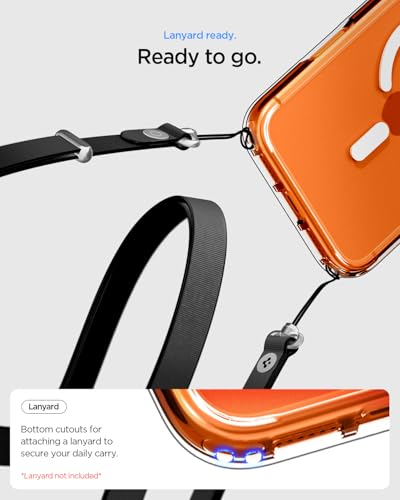 Spigen for iPhone 17 Pro Case, Ultra Hybrid MagFit [TPU Covered Camera Control] [Anti-Yellowing] [Compatible with Magsafe] - Clear - color: Clear, size: iPhone 17 Pro