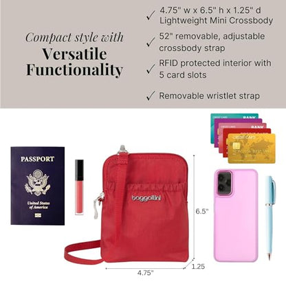 Baggallini RFID Bryant Pouch - color: Apple