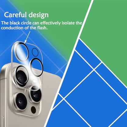 BIGFACE for iPhone 16 Pro Max Screen Protector + Camera Lens Protectors, [2 + 2 Pack] Premium HD Tempered Glass, Anti-Bubble 3D Curved Accuracy Film For iPhone 16 Pro Max(6.9 Inch) - size: iPhone 16 Pro Max(6.9")