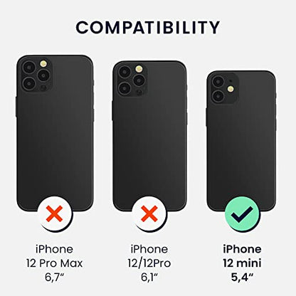 kwmobile Case Compatible with Apple iPhone 12 mini Case - TPU Silicone Phone Cover with Soft Finish - Light Blue Matte - color: light blue matte, size: iPhone 12 mini