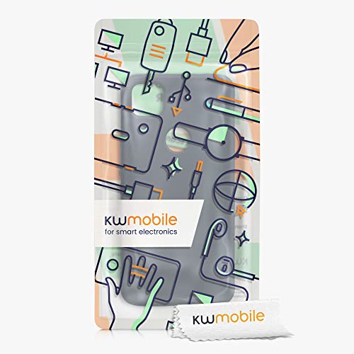 kwmobile Case Compatible with Google Pixel 4a Case - Slim Protective TPU Silicone Phone Cover - Dark Slate - color: Dark Slate