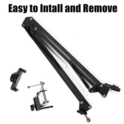 Phone Table Stand Overhead Mobile Phone Holder Adjustable Arm Mount