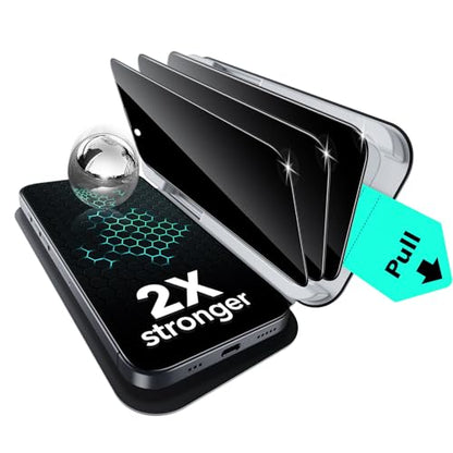 ESR 3 Pack for iPhone 17e/16e/14/13/13 Pro Privacy Screen Protector,Classic - size: iPhone 17e/16e/14/13/13 Pro 6.1 inch