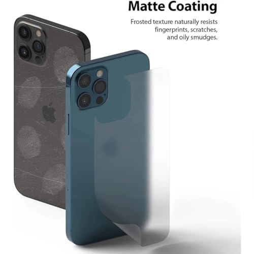 2pcs Back Soft Frosted Matte Hydrogel Film For iPhone 17 Pro (6.3 inch), Back Screen Protector (Not Tempered Glass)