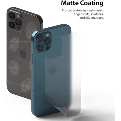 2pcs Back Soft Frosted Matte Hydrogel Film For iPhone 17 Pro (6.3 inch), Back Screen Protector (Not Tempered Glass)