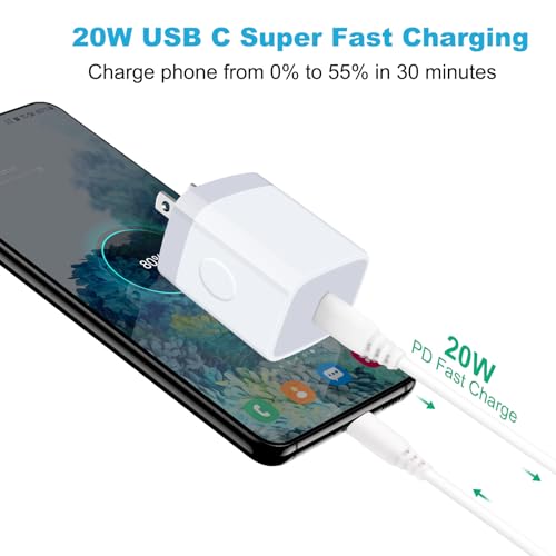 USB C Wall Charger Fast Block for Google Pixel 11 10, 10a, 9a, 10 9 Pro XL