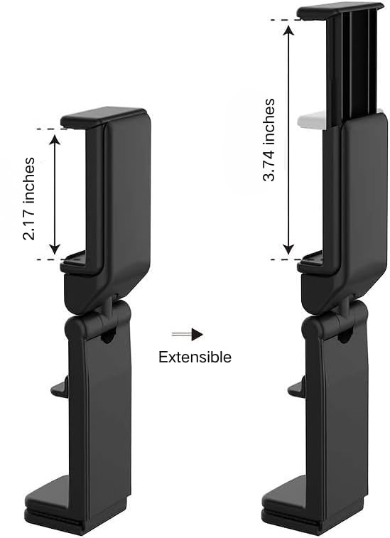 Multi-Function Cell Phone Stand, Foldable and Portable，Built-in Phone Stand - color: Black, size: Foldable Stand