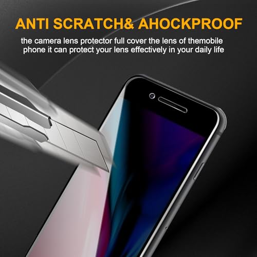 3 Pack Privacy Screen Protector for iPhone 8 Plus/7 Plus, Anti Spy Tempered Glass 9H Hardness, Black Protector Anti Spy, Bubble Free, Anti-Scratch - size: iPhone 8 Plus/7 Plus FK3