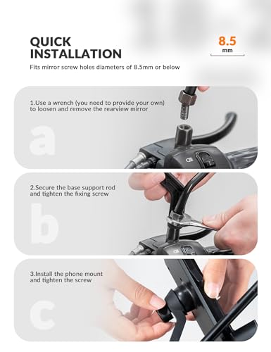 ROCKBROS Bike Phone Holder Security Lock Shockproof Bicycle Phone Mount - color: Handlebar Mount Pink