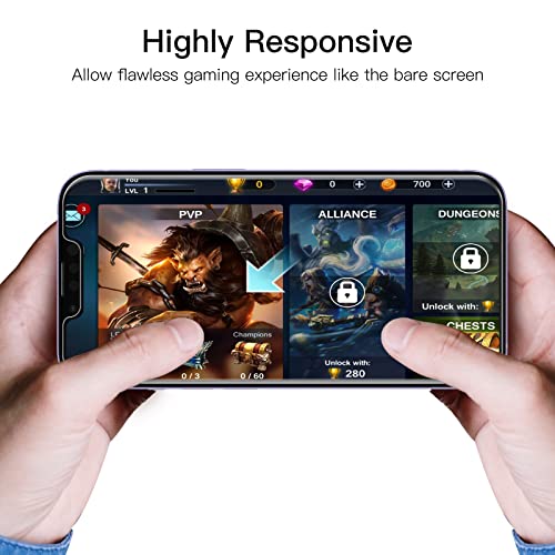 JETech Screen Protector for iPhone 14 Plus, 3-Pack | HD Clear, Face ID Compatible, Anti-Scratch Glass - size: iPhone 14 Plus