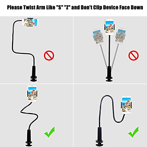 Phone Holder Bed Gooseneck Mount Mobile Phone Holder Table Stand