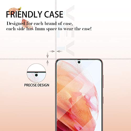 Galaxy S21 Plus HD Clear Tempered Glass Screen Protector + Camera Lens Protectors, [2+2 Pack] [Fingerprint Support] [Bubble-Free] Screen Protector Glass For Samsung Galaxy S21 Plus - size: Galaxy S21 Plus