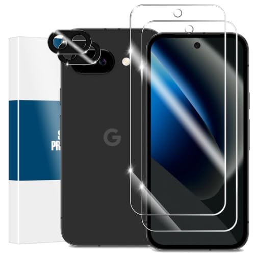 Tempered Glass Screen & Lens Protector 2+2 Pack for Google Pixel 10A - size: Google Pixel 10A