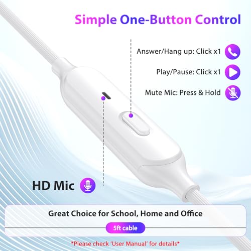 APETOO 3.5mm Wired Earbuds Sport in-Ear Headphones Mute Mic Stereo Bass - color: White-Silver