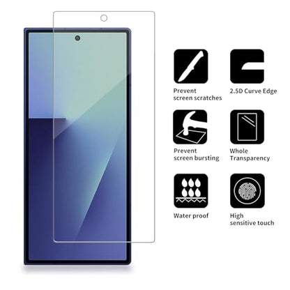 4 Pack Glass outer Screen Protector Compatible for Samsung Galaxy Z Fold 7 Only the outer 9H Hardness F9660 F966N F9660U F9660B HD Screen Tempered Glass, Scratch Resistant,Easy Install Case Friendly - size: Galaxy Z Fold 7 [Only the outer]