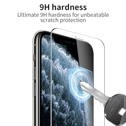 3 Pack Tempered Glass Screen Protector for iPhone 11 Pro Max/iPhone Xs Max, 9H Hardness, Scratch Resistant, HD Clear, Case Friendly, Bubble-Free, Easy Install - size: iPhone 11 Pro Max/iPhone Xs Max