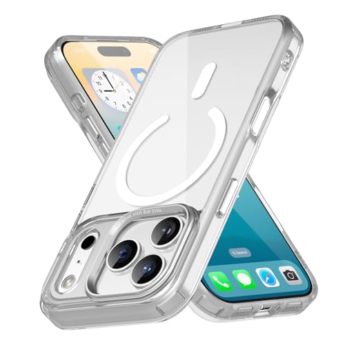 Case for iPhone 17 Pro Clear Magnetic Compatible with MagSafe [Anti Yellowing] Military Grade Protection TPU Bumper Shockproof Transparent Rugged Phone Case for iPhone 17 Pro 6.3" Clear BC - color: Clear, size: iPhone 17 Pro 6.3"