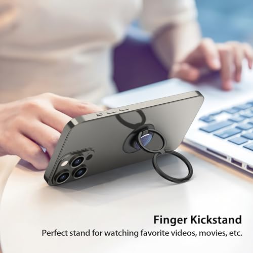 Phone Grip, Phone Ring Holder Finger Kickstand, Foldable & Adjustable Double Metal Cell Phone Rings Gripper Stand for iPhone Samsung &Other Phones - Sparkle Blue - color: Sparkle Blue