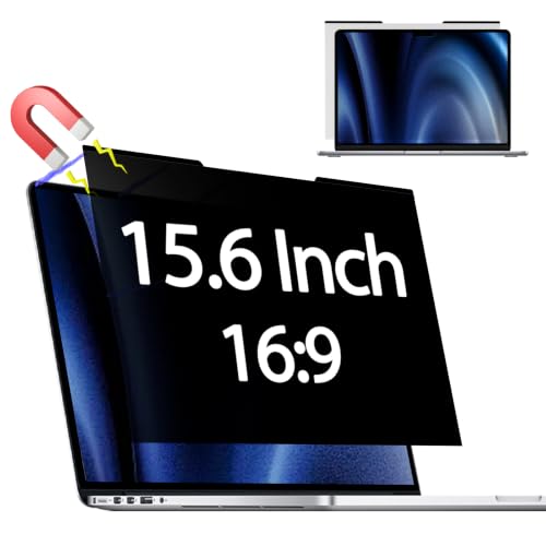 Magnetic Laptop Privacy Screen for 15.6 Inch 16:9 Aspect Ratio - color: Magnetic Laptop 15.6 Inch 16:9