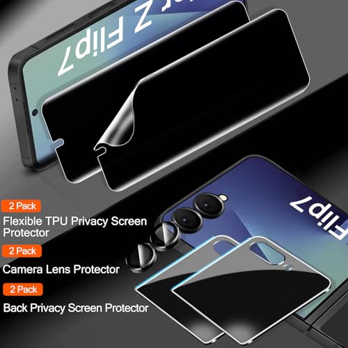 IMBZBK Privacy Screen Protector for Samsung Galaxy Z Flip 7