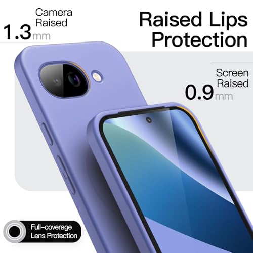 JETech Magnetic Slim Case for Google Pixel 10a, Lavender | Compatible with MagSafe, Anti-Slip Grip, Full Camera Lens Protection, Ultra-Thin Lightweight, Matte Finish Phone Cover - color: Lavender