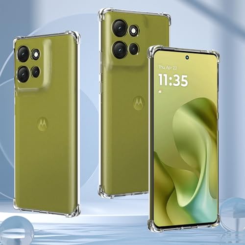 Anoowkoa Designed for Motorola Moto G86 5G Case：TPU-[Anti Yellowing] Clear Cover Phone Case.Military-Grade Shockproof.Ultra-Thin Drop-Proof and Ultra-Soft - color: Moto G86 5G