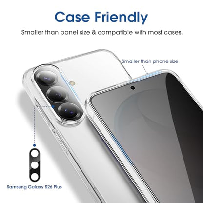 amFilm OneTouch for Samsung Galaxy S26+/S26 Plus Privacy Screen Protector - size: S26P-6.7"