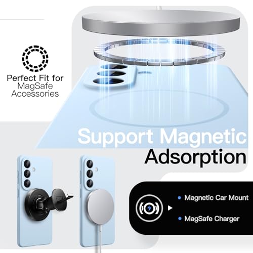 JETech Magnetic Slim Case for Samsung Galaxy S26, Sky Blue - color: Sky Blue, size: Galaxy S26