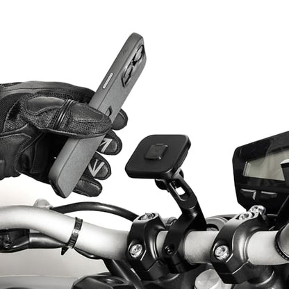 Peak Design Mobile Motorcycle Bar Phone Mount V2, Non-Charging, SlimLink Mounting Technology, Rigid Arm, Fits a Variety of Handlebars (7/8"-1.25" Diameter), Vibration Isolator, Motorcycle Phone Mount