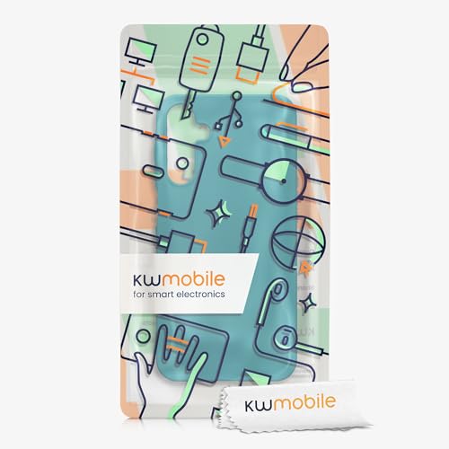kwmobile Case Compatible with Samsung Galaxy A15 5G Case - Soft Slim Protective TPU Silicone Cover - Teal Matte - color: teal matte, size: Galaxy A15 5G