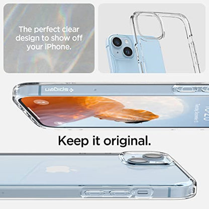 Spigen for iPhone 14 Case, Ultra Hybrid [No Magnet Ring][Anti-Yellowing] - Crystal Clear - color: Crystal Clear, size: iPhone 14