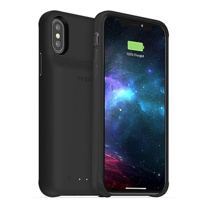 mophie 401002827 Juice Pack Access - Ultra-Slim Wireless Battery Case - Made for Apple iPhone Xs/iPhone X (2,000mAh) - Black - color: Black