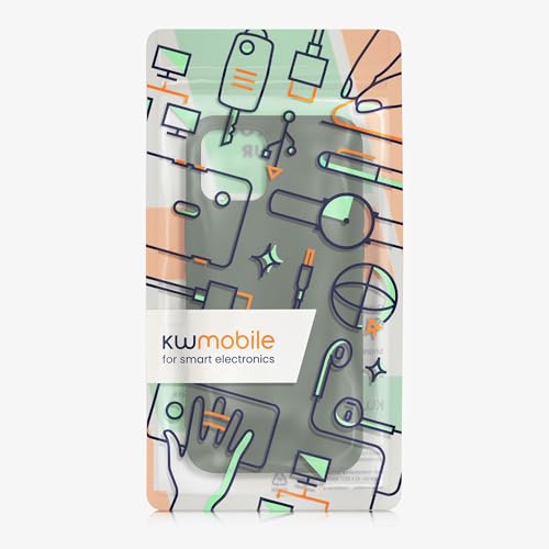 kwmobile Case Compatible with Apple iPhone 12 / iPhone 12 Pro Case - Soft Slim Protective TPU Silicone Cover - Dark Green - color: dark green