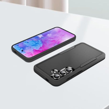 Designed for Samsung Galaxy A15 Case, Black Dual Layer, Heavy Duty Shockproof Tough Rugged Protective Cover for Galaxy A15 5G 6.5-inch, Black - size: for Samsung Galaxy A15