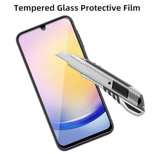 4 Pack Glass Screen Protector Compatible for Samsung Galaxy A25 5G / SM-A256E [9H Hardness]-HD Screen Tempered Glass, Scratch Resistant,Easy Install [Case Friendly] - size: Galaxy A25 5G