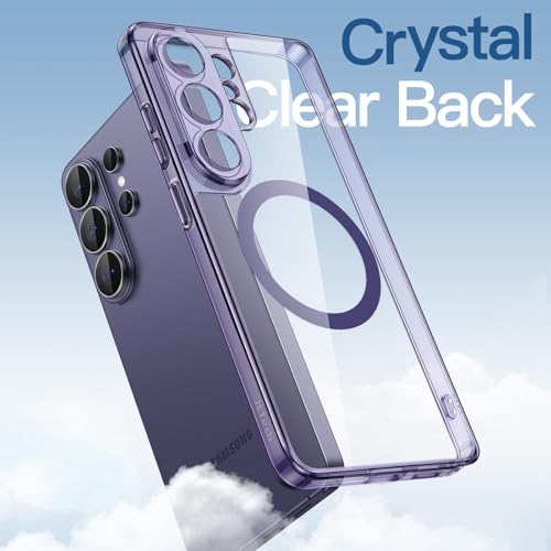 JETech Magnetic Case for Galaxy S26 Ultra, Heron Purple | Compatible with MagSafe, Full Camera Lens Protection, Shockproof Protective Phone Cover, Scratch Resistant Clear Back - color: Heron Purple, size: Galaxy S26 Ultra