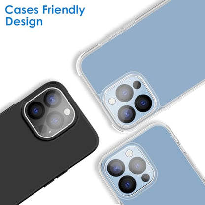 JETech Camera Lens Protector for iPhone 13 Pro Max/13 Pro, 3-Pack - size: iPhone 13 Pro/13 Pro Max