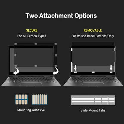 Laptop Privacy Screen 14 Inch 16:9 Aspect Ratio, Laptop Screen Privacy - size: For Laptop 14 Inch 16:9