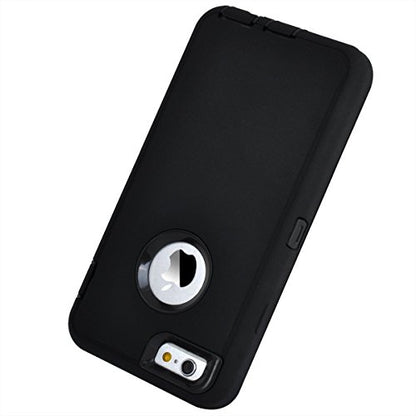 MAXCURY for iPhone 6 Case & iPhone 6s Case Heavy Duty Shockproof Series Case for iPhone 6/6S (4.7")-V2 with Built-in Screen Protector Compatible with All US Carriers - Black - color: Black