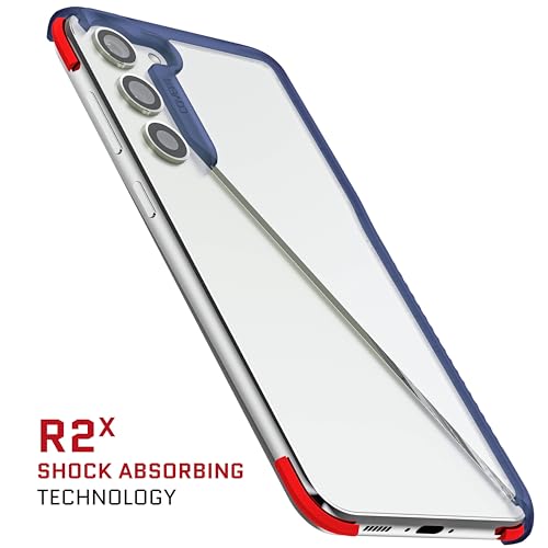 Ghostek Covert Galaxy S23 Plus Case Clear with Military Grade Shockproof Protection, Non-Slip Grip, Protective Silicone Phone Cover Designed for 2023 Galaxy S23+ (6.6") (Blue) - color: Blue [Limited], size: Galaxy S23 Plus