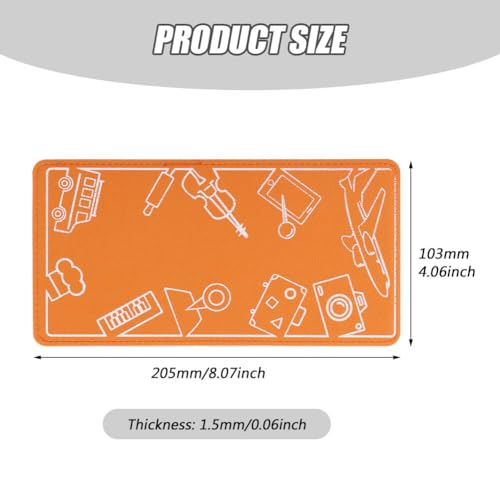 Airplane Phone Holder, Foldable Flexible Travel Phone Stand - color: Orange