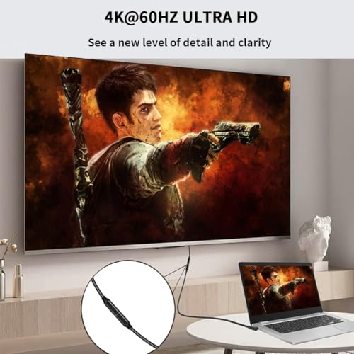 90 Degree Right Angle USB C Male to Female Extension Cable 10FT,Type C USB 3.1 Gen 2 10Gbps 5A 240W 4K Video Compatible with MacBook Pro,iPad Pro,Switch,Dell XPS,Surface Go,PSVR2/USB C Hub,iPhone 15 - size: 10FT